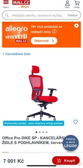kancelářská židle Office Pro Dike - 2 ks - 5