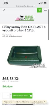 Krmný žlab s výpustí - 5