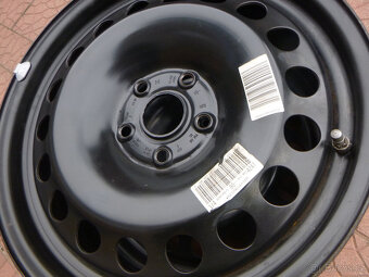 Plechové disky sada originál VW 5x112 6,5Jx17 ET38 TPMS - 5