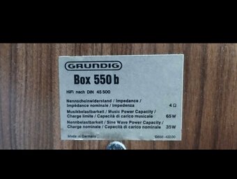 Reproduktory Grundig BOX 550b - 5