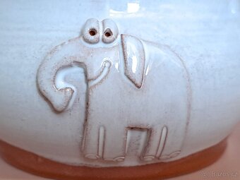 Souprava keramika na čaj / kávu - motiv SLON - 5