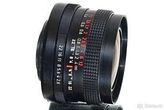 Pentacon RED MC 2,8/29mm M42 Red White TOP STAV - 5