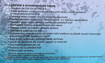 Lyžařskou / snowbordovou přilbu, zn. CRIVIT, vel. M - 5
