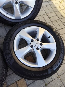 ALU 5x112 r17 MERCEDES + PNEU - PĚKNÁ SADA - 5