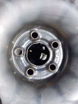 zánovní ocelové disky/poklice - Škoda (185/60 R15,6Jx15) - 5