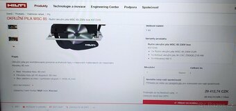 Ruční okružní pila Hilti - 5