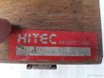 paralelní koncové měrky HITEC MESSTECHNIK 580-03 a 500-11 - 5