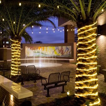 Solární řetěz Led 30m teplá bílá - 5