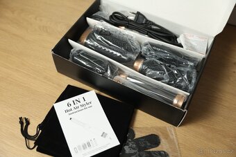 6 v 1 horkovzdušný kartáč na vlasy, sada stylingových nástro - 5