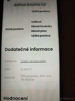 Pánský oblek Koutný - 5