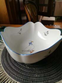 porcelánové nádobí s husama - 5