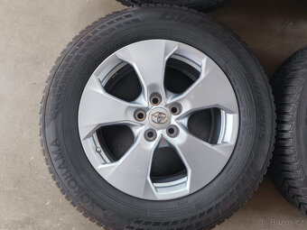 ALU disky 5x114.3 R17 Toyota RAV4 originál + pneu - 5