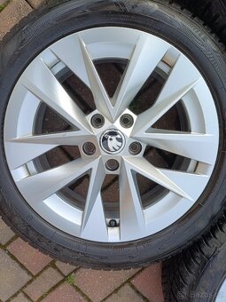 Zimní alu sada kol škoda Rotare R17 5x112 (Octavia lV) - 5