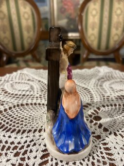 Starožitná porcelánová soška Kalvárie - 5