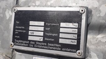 plechová bedna / kontejner - robustní konstrukce - 5