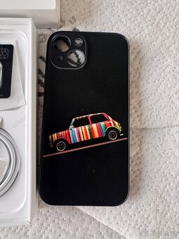 Prodám iPhone 14 128 GB modročerný Top stav - 5