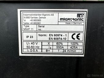 Migatronic Flex 400 mig mag mma co2 svářečka - 5