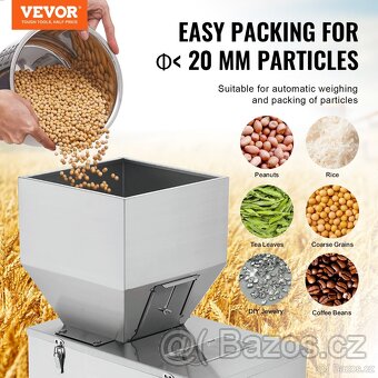 Automatická vážící plnička 10 - 1000g s nožním pedálem, nere - 5