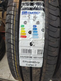 Prodám nové letní pneu 205/65/16c Goodyear Cargo 2 - 5