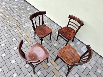 Celodřevěné židle TON, THONET po renovaci - 5