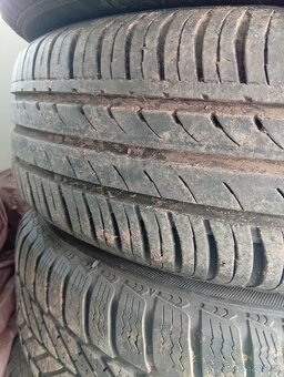 Prodám 5x112mm, obuté plechové kola s letníma pneu 195 65 15 - 5