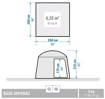 Stan - Decathlon - Prutová předsíň Arpenaz Base - 5