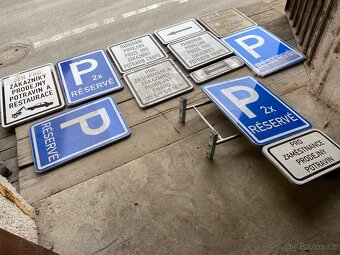 Dopravní značky, značení, parkování, dodatkové tabulky - 5