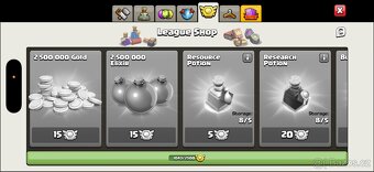 účet clash of clans TH17 max - 5