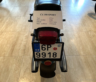 ČZ 350 Sport, typ 472.4, 1980 - 5