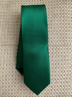 Zelená kravata, uzká - 5