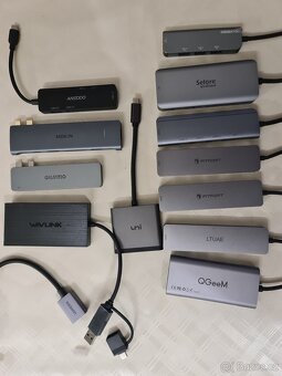 Adaptéry, dokovací stanice, rozbočovače USB-C HUB - 5