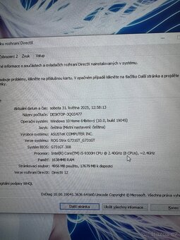 Herní notebook Asus ROG Strix - 5