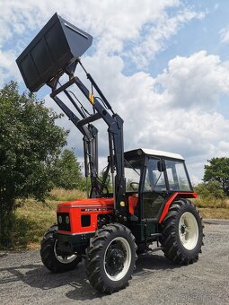 ZETOR 6045 S ČELNÍM NAKLADAČEM S TP A SPZ. - 5