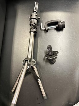 Trénovací hlava s termo vlasy + 2 stojany (na copánky, účesy - 5