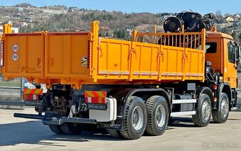 Mercedes-Benz Actros 3241 - 8x4 – Sklápěč/Valník + HR-HIAB 3 - 5