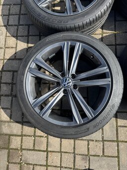 ORIGINÁL Alu Volkswagen Sebring R18, 5x112 - TOP STAV, LETNÍ - 5