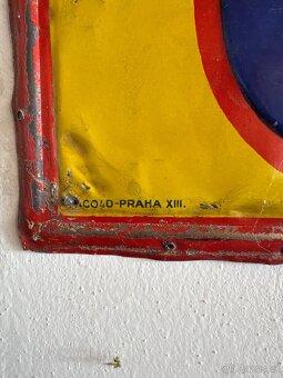 Stará plechová cedule - 5