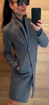 ELVI VLNĚNÝ ZIMNÍ SLIM DÁMSKÝ ELEGANTNÍ KABÁT 42 M - 5