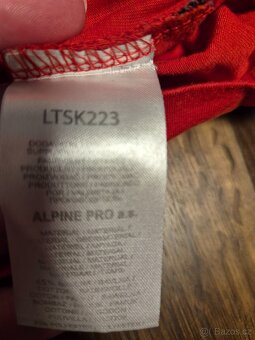 Tričko Alpine Pro, červené, vel. S - 5