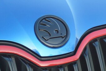 Skoda cerny znak cerne loga emblemy - 5
