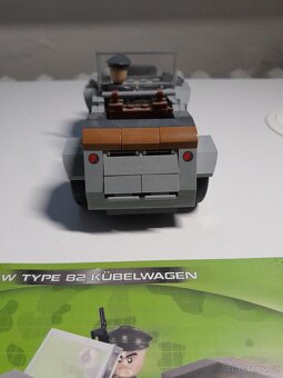 Lego Cobi 2187 německé vozidlo Kubelwagen - 5