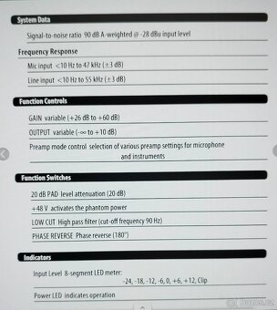prodám Tube Ultragain MIC200,behringer - 5