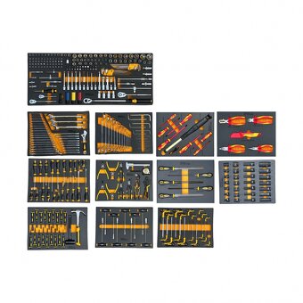 Dílensky vozík s nářadím 755 kusů DWUSA DW14 - 5
