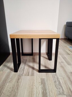 Designový dubový stolek - 5