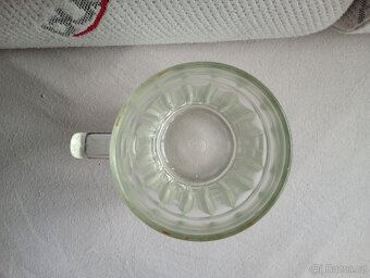 Retro půllitr na pivo, skleněný půllitr - 5