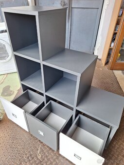 Regál se šuplíky - 5