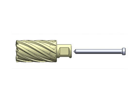 Povlak. korunkový vrták HSS-Co GOLD,12-60mm,hl.50mm - 5