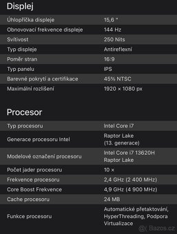 Herní notebook - GIGABYTE G5 MF5 - 5