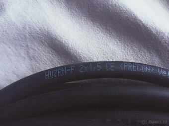 flexo šňůra 2 x 1,5 - 5