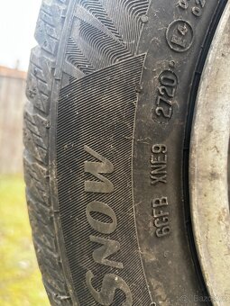 Sada 4x100 r13 165/70/13 zimní pneu - 5